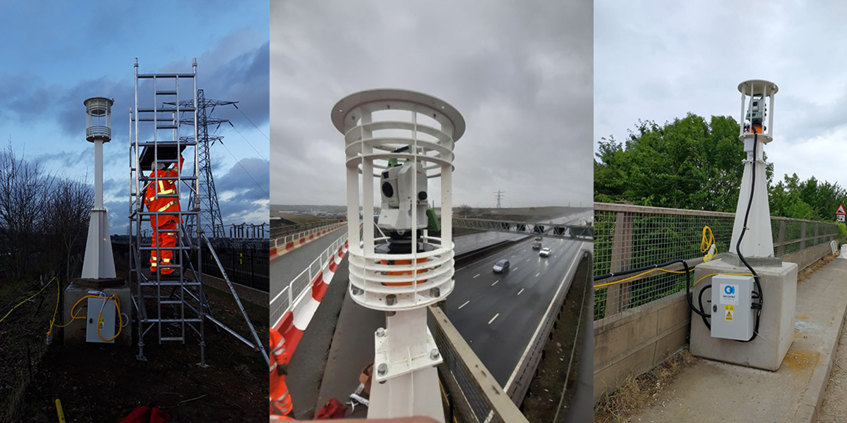 Monitoring One of the Busiest UK Highways During Rail Construction